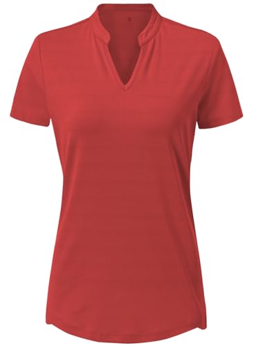T-shirt sport anti transpirant femme donhobo col v haut léger contre humidité fitness yoga
