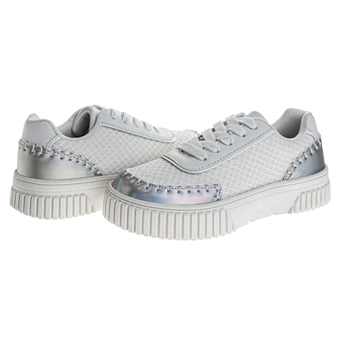 Josmo Kids Girl Sneakers Lace Up Casual Fashion Platform Shoes (Little Kid - Big Kid)4