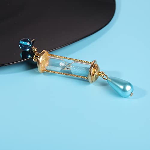 Vanitas Leuchtende Sanduhr Ohrringe Vanitas Cosplay Ohrring Anime Vanitas Cosplay-Ohrstecker (A)