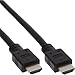 Produktbild InLine 17601E HDMI Kabel, HDMI-High Speed, Stecker / Stecker, schwarz, 1m