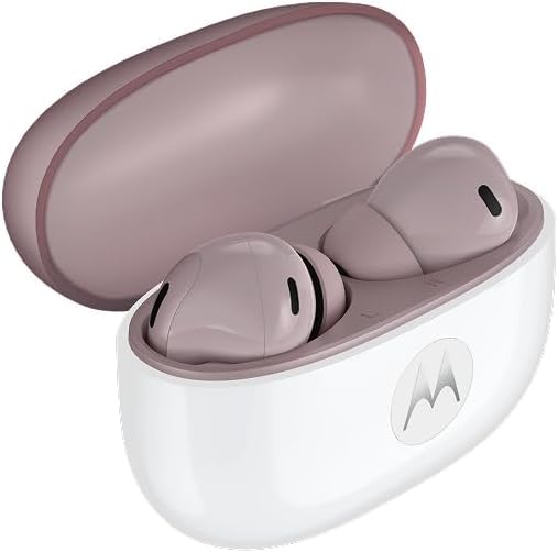 Motorola Moto Buds 2 in-Ear Headphones 11mm Dynamic Drivers Active Noise Cancellation Bluetooth 6.0 Low-Latency HD Audio (Pantone Violet Ice)