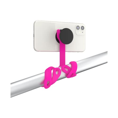 Image of PopSockets Flexible Phone Mount & Stand, Tripod, Universal Device Mount - Flex-Pinky