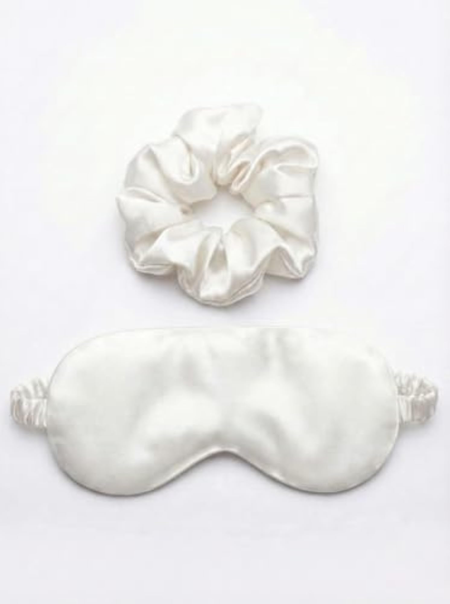 Premium Satin Sleep Mask & Matching Scrunchie Set for Women