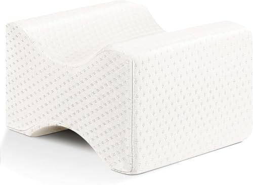 Memory Foam Contour Leg Pillow | Knee Pillow to Relieve Lower Back, Hip And Joint Pain and Pregnancy Discomfort | Ideal for Side Sleepers | Hip Support | Sciatica Pain Relief Cushion