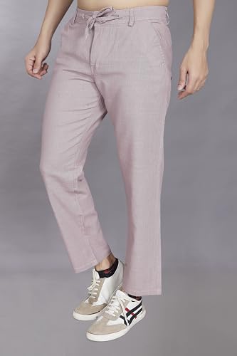 Image of DIVISIVE Men's Relaxed Fit Cotton Linen Blend Trousers