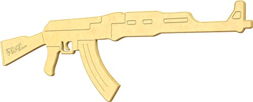 SturdiGuns Kids AK 47 Wooden Toy Gun with, made in America, Extremely Durable
