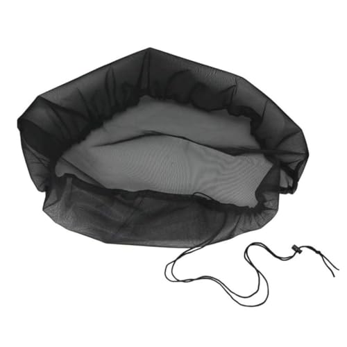 SHINEOFI Housse Maille pour Seau à Pluie Extérieur Protection Débris et Moustiques Fixation Rapide Adaptée Plupart des Tonneaux Eau de Pluie