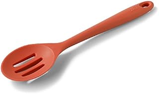 Zeal Silicone Non-Stick Slotted Spoon (28cm) -Sage Green, 28 cm