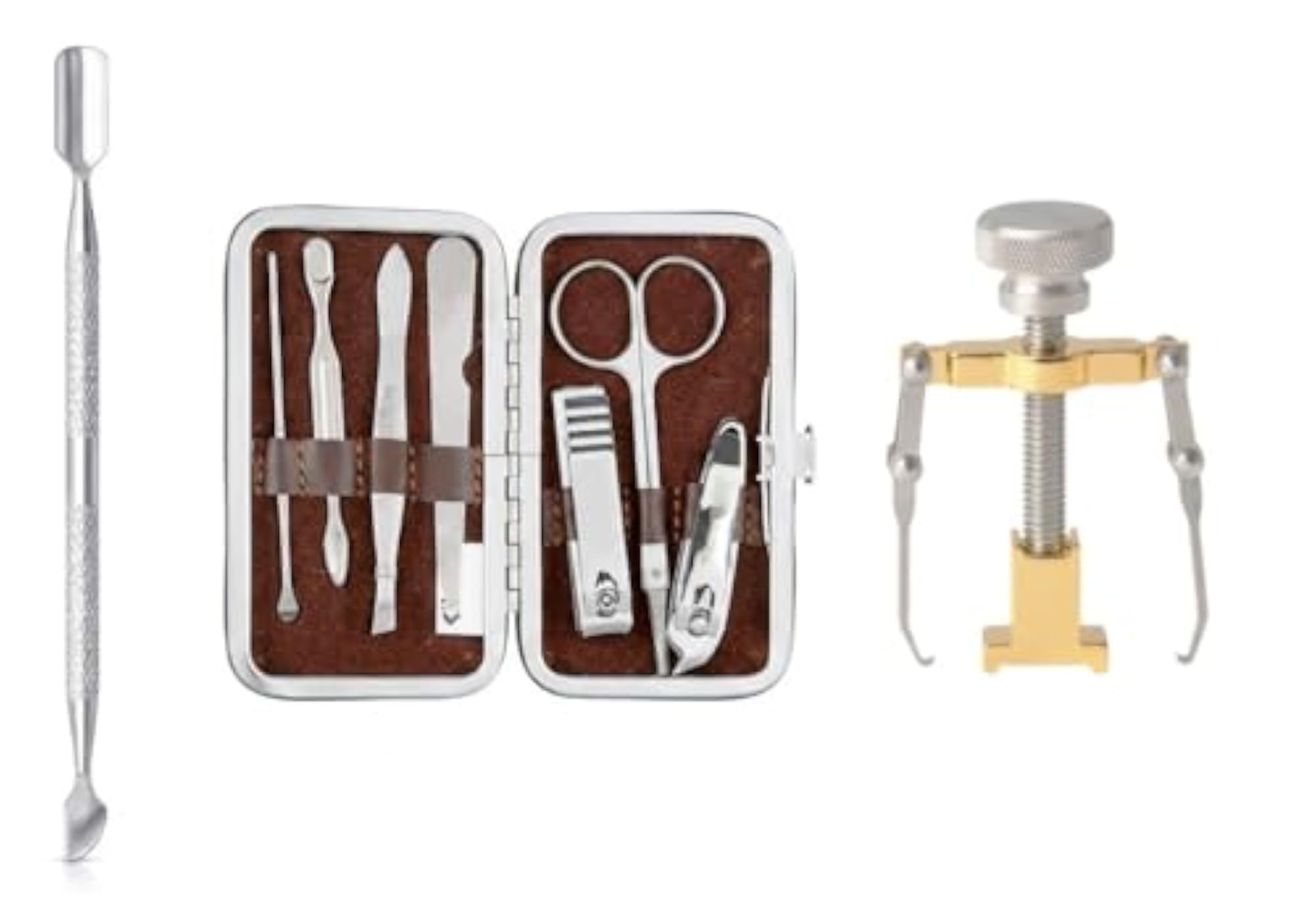 7-Piece Manicure Kit with Nail Clippers & Grooming Tools