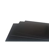 3,0 mm GFK Platte FR4 Tafelformat ca. 540 x 235 mm Glashartgewebe schwarz