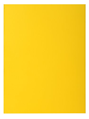EXACOMPTA Paquet de 100 chemises Rock's en carte 210 g, coloris jaune