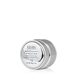 Kenra Platinum Working Wax 15 | Matte Finish Styler | Provides Medium, Flexible Hold | Non-Greasy | Crème-Based Formula To Texturize & Mold Styles | All Hair Types