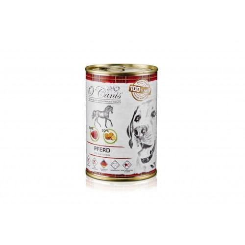 O'Canis Hundefutter Nassfutter mit Pferdefleisch & Kartoffeln - 400g