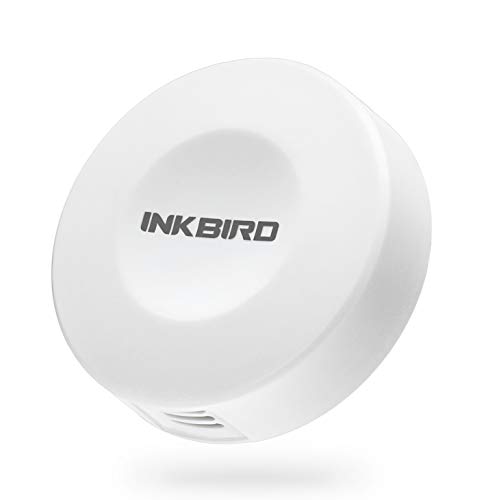 Inkbird ワイヤレス Bluetooth 温度計 湿度計 スマート 温湿度センサー データロガー 温湿度計 アラーム付き スマホで温度湿度管理 グラフ記録 爬虫類 シガー 楽器 (Inkbird-ミニ)