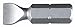 Wiha Slotted Insert Bit On 5/16" Hex Drive 10.0 x 41mm
