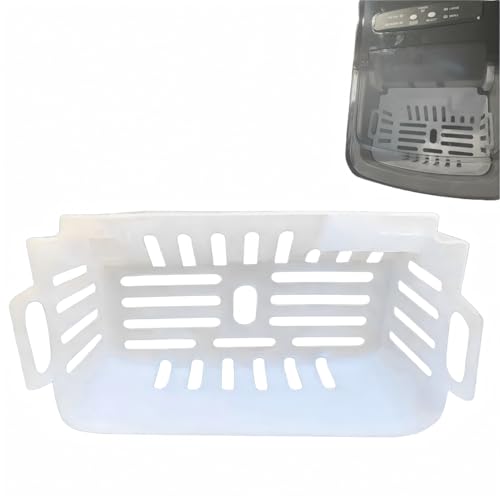 HUNMBK Ice Maker Replacement Ice Basket Compatible with Bullet Shaped Countertop Ice Makers Fits Frigidaire Magic Chef hOmeLabs EUHOMY and More Brands(Size: 7.13D x 4.92W x 3.74H) (HZB-16A)