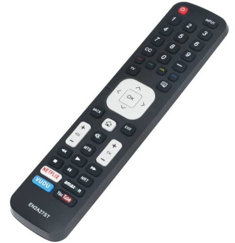 EN2A27ST Remote for Sharp TV Remote Control Replacement - No Programming Required - EN2A27ST Replacement TV Remote for Sharp TV Models LC-40P5000U LC-43P5000U LC-55P6000U LC-50P5000U LC-55P5000U