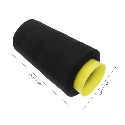 Hilo de coser poliéster Angoily negro 3.94 pulgadas miniatura 2