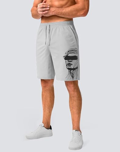 Image of hotfits Stylish Men's Cotton Shorts D Multicolored, Lightweight, Breathable, Casual Summer Lounge, Gym, Athletic, Workout, Beach & Travel Shorts for Men