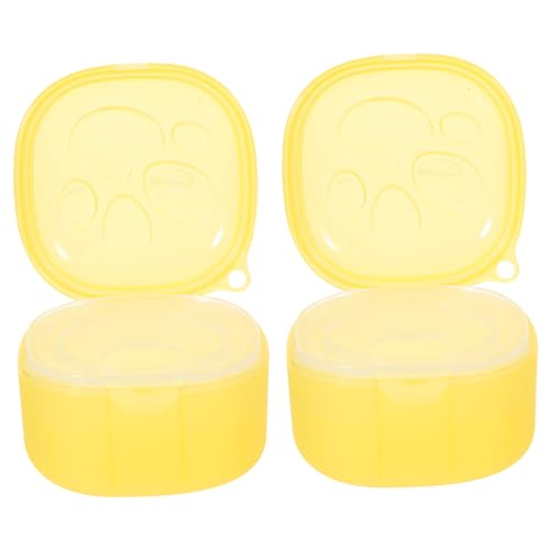ERINGOGO 2 Piezas Estuche Guardachupetes Portátil Bebés de Chupetes Adorable y Mantener Limpios Chupetes Guarderías y Paseos