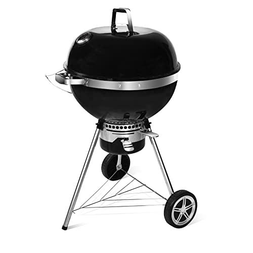 Barbacoa De Carbón 'Bbq &Amp; Friends Phoenix' Ø67,5Cm X 108Cm - Fácil De Mover - Negro - Central Park En Oferta Bbq &Amp; Friends Phoenix - Barbacoa (Diámetro 67,5 Cm)