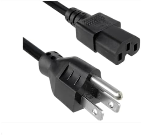 338010-01, Power Cord, 3 Cond, NEMA5-15P to IEC 320-C15, Black, SJT, 7.50, 16AWG