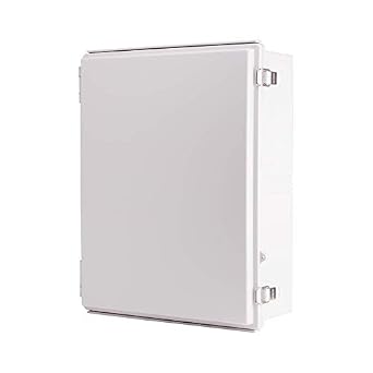BC-CGP-405016, Plastic Enclosure, PC, Gray Color, P Type for Molded Hinge & Stainless Steel Latch, W15.75 x L19.69 x D6.30" Size, IP67 UL