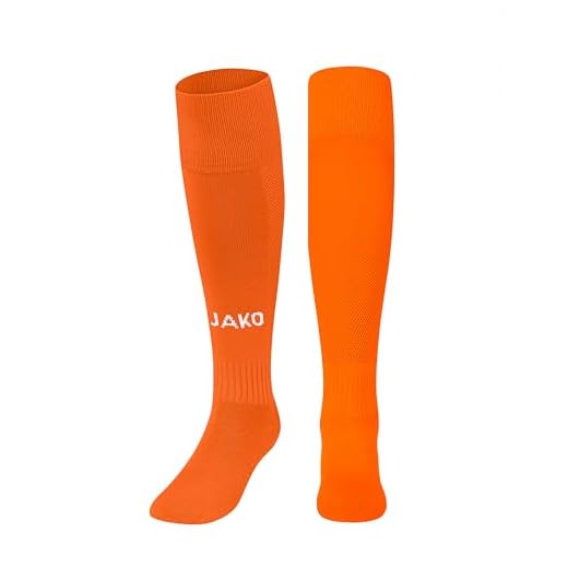 JAKO Herren Stutzenstrumpf Glasgow 2.0, Neon Orange, 35-38, 3814