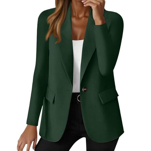 Generisch Blazer élégant pour Femme Veste à Manches 2025 Longues d’affaires look Décontracté...