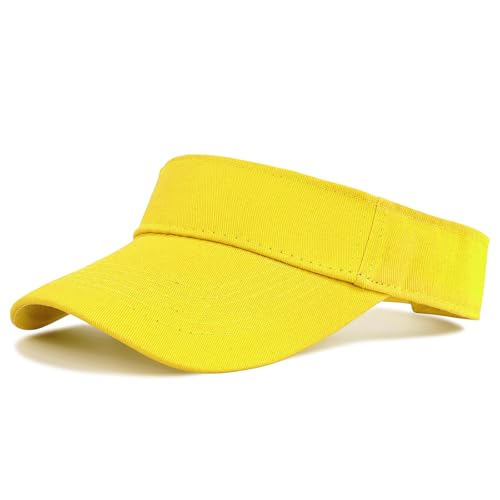 Image of Structured Brim Quick-Dry Sun Visor Hat,Lightweight Sun Protection Sports Visor for Running Golf Tennis Women