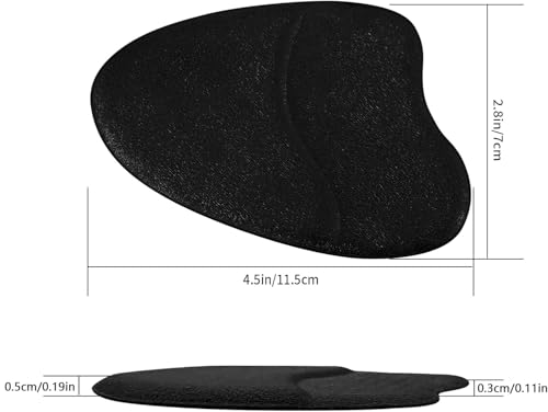 4 Pairs Forefoot Cushion Inserts for Women Shoes, Non-Sliding Insole Pads for Open Toe,Shoe Pads for Shoes Too Big Shoe Inserts for Heels Cushion for Heels Women2
