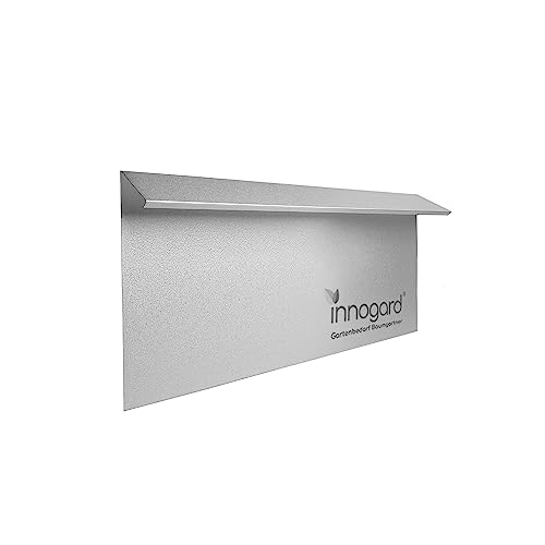 innogard 6028-001 – Schneckenzaun Typ 2 – Metall feuerverzinkt – Seitenteil 25 x 0,05 cm, 1 Stück – Länge 0,5 m
