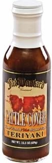 Fat Bastard Gourmet Barbecue Sauce 12oz Glass Bottle (Pack of 3) Select Flavor Below (Cattle Cover- Flame Roasted Hot Oriental Teriyaki)