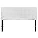 Flash Furniture Bedford Tufted Upholstered Queen Size Headboard in White Fabric