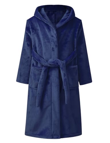 CHILDRENSTAR Girls Robe Kids Bathrobes Plush Soft Fleece Pajamas Sleepwear