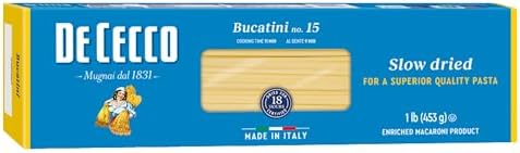 De Cecco Bucatini No. 15 Pasta, 16 Oz