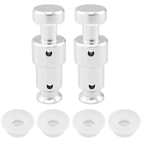 Alamic Replacement Float Valve for Instant Pot Duo 3, 5, 6 Qt, Duo Plus 3, 6 Qt, Ultra 3, 6, 8 Qt, Lux 3 Qt - 2 Float Valves 4 Silicone Caps Cover