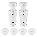 Alamic Replacement Float Valve for Instant Pot Duo 3, 5, 6 Qt, Duo Plus 3, 6 Qt, Ultra 3, 6, 8 Qt, Lux 3 Qt - 2 Float Valves 4 Silicone Caps