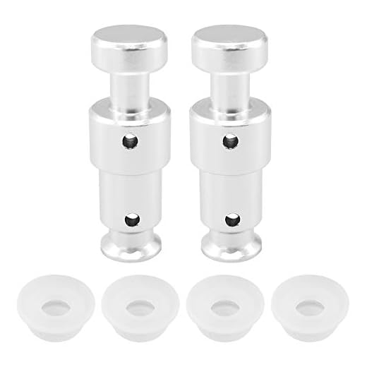 Alamic Replacement Float Valve for Instant Pot Duo 3, 5, 6 Qt, Duo Plus 3, 6 Qt, Ultra 3, 6, 8 Qt, Lux 3 Qt - 2 Float Valves 4 Silicone Caps