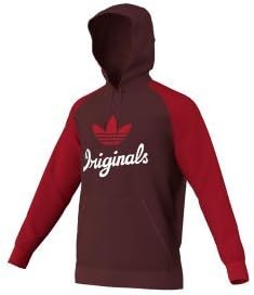 Adidas felpa con cappuccio felpa da uomo Adidas Originals rosso heliobil:  G84736 rot weinrot X-Small : Amazon.it: Abbigliamento
