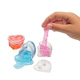 Fun Express 1 1/2' x 1 1/4' Valentine’s Day Wiggly Eye Heart Putty Containers - 12 Pieces