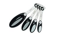Cuisinart Measure Spoon Set Measure Spoon Set, Silver/Black, 47100