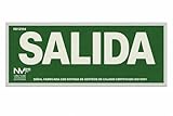 FERRETELIX® Cartel PVC Fotoluminiscente Salida 105x300 clase B homologado UNE 23035/4