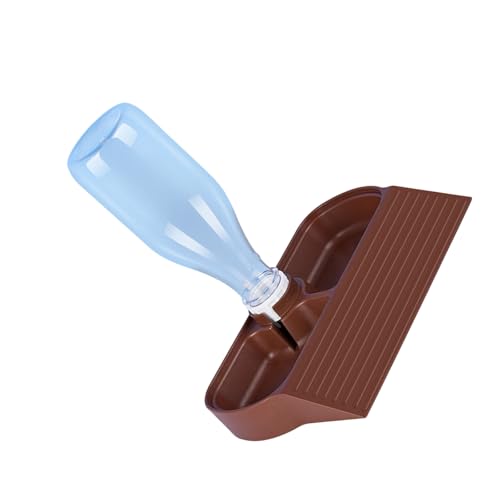 ZEPFJHE Contenedor de agua y alimentos para reptiles con sistemas para suministro continuo y plato seguro de uso simple