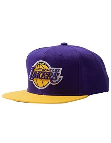 Mitchell & Ness Los Angeles Lakers Core Basic Snapback, Purple/Gold