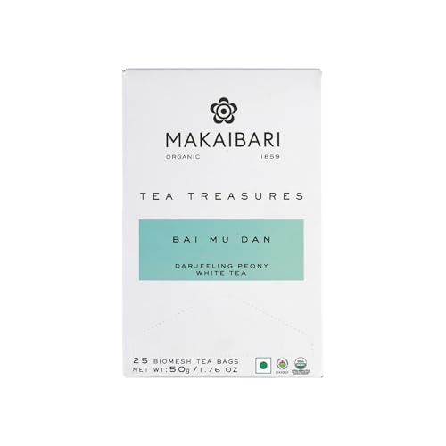 Image of Makaibari Bai Mu Dan | 25 Tea Bags White Tea | 50 gm