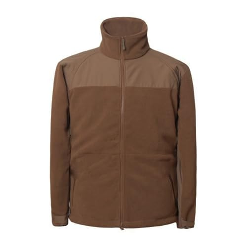 Men's Full-Zip Fleece Jacket Warm Lightweight Polar Long Sleeve Jackets for Fall Winter Outwear