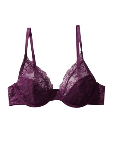 Image of SOLY HUX Women's Sexy Lace Bras Underwire Everyday Bra Comfort Push Up Bralettes