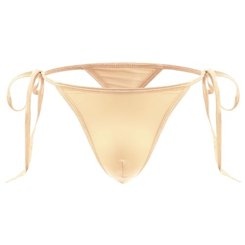 Men's Sexy Lingerie Cotton Tie Rope Cute Boxer Brief Underwear Panties Sissy Thong Underwear