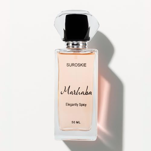 Image of Suroskie Marhaba Perfume 50Ml | Luxury Eau De Parfum | Long Lasting Unisex Fragrance Spray | Aromatic Blend Of Aqua, Cinnamon & Amber Scent | Spicy, Citrus & Woody Notes | Premium Gift For Men & Women